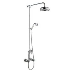 Hudson Reed Traditional Thermostatic Shower Valve & Rigid Riser Kit - A3117 -Shower Sets Shop A3117 D2 460