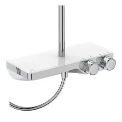 Ideal Standard Ceratherm S200 Exposed Thermostatic Shelf Shower System - A7331AA -Shower Sets Shop A7331AA D2 460