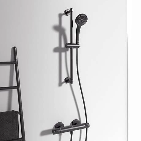 Ideal Standard Silk Black Ceratherm T25 Exposed Thermostatic Shower System - A7569XG 5 Ideal Standard Silk Black Ceratherm T25 Exposed Thermostatic Shower System - A7569XG - Image 3
