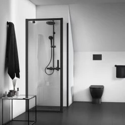 Ideal Standard Silk Black Ceratherm T25 Exposed Thermostatic Shower System - A7571XG 9 Ideal Standard Silk Black Ceratherm T25 Exposed Thermostatic Shower System - A7571XG -Shower Sets Shop A7571XG D3 460
