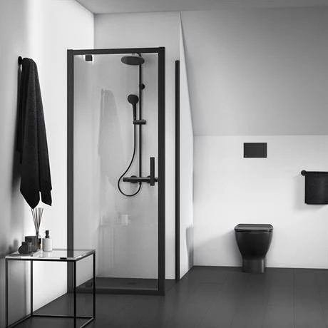 Ideal Standard Silk Black Ceratherm T25 Exposed Thermostatic Shower System - A7571XG 6 Ideal Standard Silk Black Ceratherm T25 Exposed Thermostatic Shower System - A7571XG - Image 4
