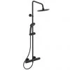 Ideal Standard Silk Black Ceratherm T25 Exposed Thermostatic Shower System - A7571XG 2 Ideal Standard Silk Black Ceratherm T25 Exposed Thermostatic Shower System - A7571XG -Shower Sets Shop A7571XG P