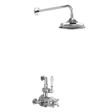 Burlington Avon Thermostatic Exposed Single Outlet Shower Valve with Fixed Head 3 Burlington Avon Thermostatic Exposed Single Outlet Shower Valve with Fixed Head