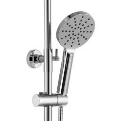 BagnoDesign Aquaeco Conrad Chrome Thermostatic Shower Mixer 8 BagnoDesign Aquaeco Conrad Chrome Thermostatic Shower Mixer -Shower Sets Shop AQM CND T514 CP D2 460