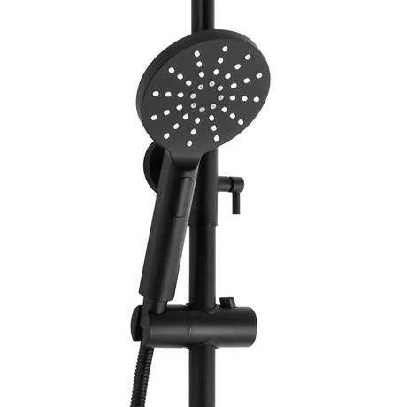 BagnoDesign Aquaeco Conrad Matt Black Thermostatic Shower Mixer 5 BagnoDesign Aquaeco Conrad Matt Black Thermostatic Shower Mixer - Image 3