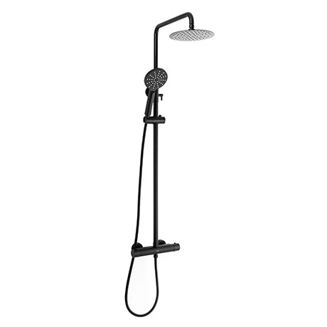 BagnoDesign Aquaeco Conrad Matt Black Thermostatic Shower Mixer 3 BagnoDesign Aquaeco Conrad Matt Black Thermostatic Shower Mixer