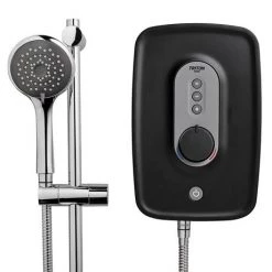 Triton Danzi 9.5kw Electric Shower - Black - ARDANZ09BLK -Shower Sets Shop ARDANZ08BLK D3 460