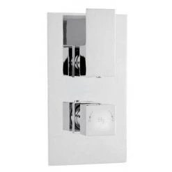 Hudson Reed Art Twin Concealed Thermostatic Shower Valve w/ Rectangular Slider Rail Kit 7 Hudson Reed Art Twin Concealed Thermostatic Shower Valve w/ Rectangular Slider Rail Kit -Shower Sets Shop ART3210 A3167 n d2 375