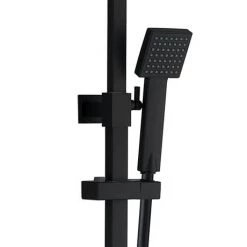 Arezzo Modern Square Thermostatic Shower - Matt Black -Shower Sets Shop ARZ002 dv2 460
