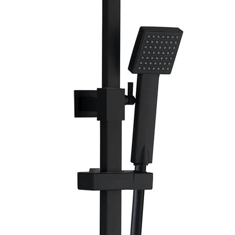 Arezzo Modern Square Thermostatic Shower (300 x 300mm Head - Matt Black) 4 Arezzo Modern Square Thermostatic Shower (300 x 300mm Head - Matt Black) - Image 2