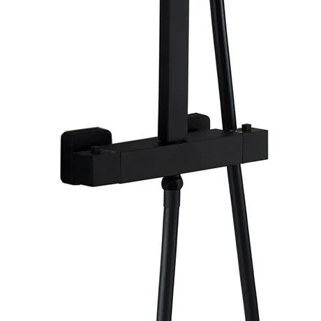 Arezzo Modern Square Thermostatic Shower (300 x 300mm Head - Matt Black) 5 Arezzo Modern Square Thermostatic Shower (300 x 300mm Head - Matt Black) - Image 3