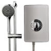 Triton - Aspirante 9.5kw Electric Shower - Brushed Steel - ASP09BRSTL -Shower Sets Shop ASP08BRSTL M 1