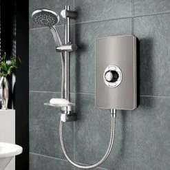 Triton - Aspirante 9.5kw Electric Shower - Gun Metal - ASP09GUNMTL -Shower Sets Shop ASP08GUNMTL A5 460
