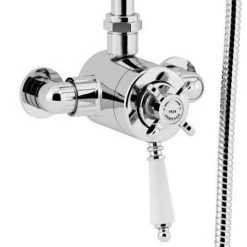 Heritage Avenbury Exposed Shower with Deluxe Fixed Riser Kit & Diverter to Handset - AVEDUAL01 11 Heritage Avenbury Exposed Shower with Deluxe Fixed Riser Kit & Diverter to Handset - AVEDUAL01 -Shower Sets Shop AVEDUAL01 D4 460