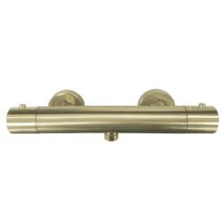 Arezzo Brushed Brass Round Bar Shower Valve incl. Slide Rail Kit with Pencil Handset -Shower Sets Shop AZBVP80BB d2 460