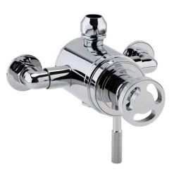 Arezzo Chrome Industrial Style Rigid Riser Kit with Diverter + Dual Exposed Shower Valve 10 Arezzo Chrome Industrial Style Rigid Riser Kit with Diverter + Dual Exposed Shower Valve -Shower Sets Shop AZISDUALERR d2 460