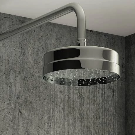 Arezzo Chrome Industrial Style Rigid Riser Kit with Diverter + Dual Exposed Shower Valve 8 Arezzo Chrome Industrial Style Rigid Riser Kit with Diverter + Dual Exposed Shower Valve - Image 6