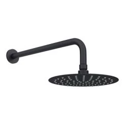 Arezzo Matt Black Push-Button Shower with Handset + Rainfall Shower Head 12 Arezzo Matt Black Push-Button Shower with Handset + Rainfall Shower Head -Shower Sets Shop AZPB2RMBPK d5 460