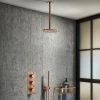 Arezzo Rose Gold Round Thermostatic Shower Pack with Ceiling Mounted Head + Handset 1 Arezzo Rose Gold Round Thermostatic Shower Pack with Ceiling Mounted Head + Handset -Shower Sets Shop AZRGSPK3 mw prod