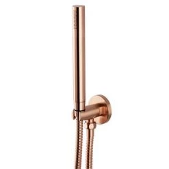 Arezzo Rose Gold Round Thermostatic Shower Pack with Ceiling Mounted Head + Handset -Shower Sets Shop AZRGSPK3 detail6 460