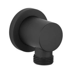 Arezzo Matt Black Shower System (Valve inc. 195mm Ceiling Mounted Head + Slide Rail Kit with Handset) -Shower Sets Shop AZSP2CMB d5 460