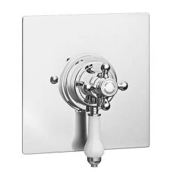 Belmont Traditional Dual Concealed Thermostatic Shower Valve inc. 8" Apron Fixed Head -Shower Sets Shop BCSPK01 d2 460