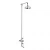 Crosswater - Belgravia Thermostatic Shower Valve with Fixed Head & Bath Spout -Shower Sets Shop BEL BSM P