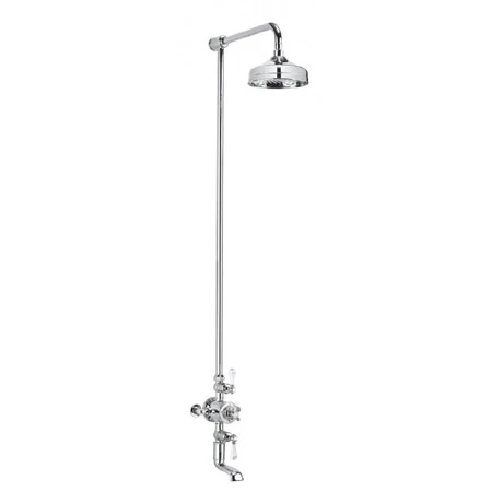 Crosswater - Belgravia Thermostatic Shower Valve with Fixed Head & Bath Spout 3 Crosswater - Belgravia Thermostatic Shower Valve with Fixed Head & Bath Spout