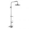 Burlington Stour Thermostatic Exposed Single Outlet Shower Valve & Rigid Riser with Fixed Shower Head 1 Burlington Stour Thermostatic Exposed Single Outlet Shower Valve & Rigid Riser with Fixed Shower Head -Shower Sets Shop BF2S V16 P