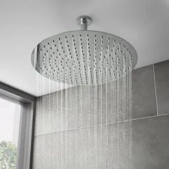 Bosa Twin Concealed Thermostatic Valve + 400mm Rainfall Shower Head -Shower Sets Shop BOSPK2 d3 460