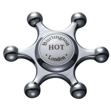 Burlington Birkenhead Wall Mounted Bath Shower Mixer w Rigid Riser, Straight Arm & 6" Rose 5 Burlington Birkenhead Wall Mounted Bath Shower Mixer w Rigid Riser, Straight Arm & 6" Rose - Image 4