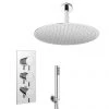 Cruze Shower Package (inc. 400mm Ceiling Mounted Head + Wall Mounted Handset) -Shower Sets Shop CCSP01 p