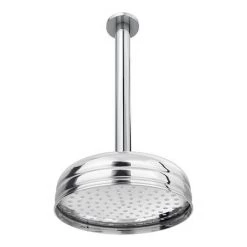 Chatsworth 1928 Traditional Push-Button Shower Pack with Slide Rail Kit + Ceiling Mounted Head -Shower Sets Shop CHT PB PK3 d3 460
