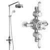 Chatsworth 1928 Traditional Triple Exposed Shower Valve inc. Luxury Riser Kit, Diverter, 8" Rose + Handset 2 Chatsworth 1928 Traditional Triple Exposed Shower Valve inc. Luxury Riser Kit, Diverter, 8" Rose + Handset -Shower Sets Shop CHTSPK2 p