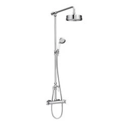 Chatsworth Traditional Crosshead Top Outlet Thermostatic Bar Shower Valve inc. Rigid Riser Kit -Shower Sets Shop CHXBVRR n d2 460
