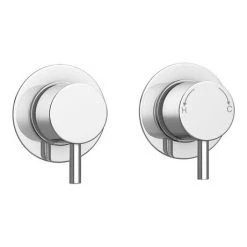 Cruze Round Concealed Individual Stop Tap + Thermostatic Control Valve with 300mm Shower Head 9 Cruze Round Concealed Individual Stop Tap + Thermostatic Control Valve with 300mm Shower Head -Shower Sets Shop CRZ ISV PK1 nd2 460