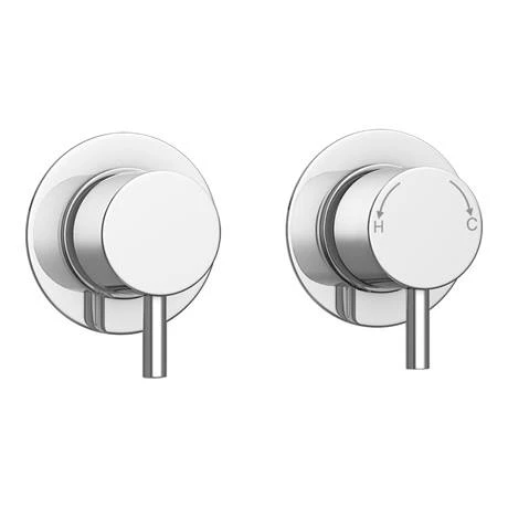 Cruze Round Concealed Individual Diverter + Thermostatic Control Valve with Handset + 300mm Shower Head 5 Cruze Round Concealed Individual Diverter + Thermostatic Control Valve with Handset + 300mm Shower Head - Image 3