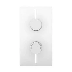 Cruze Shower Package with Valve + Flat Dual Fixed Shower Head (Waterfall / Rainfall) -Shower Sets Shop CRZ SCV PK3 d5 460