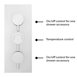 Cruze 2 Outlet Shower System (Fixed Shower Head + Overflow Bath Filler) 10 Cruze 2 Outlet Shower System (Fixed Shower Head + Overflow Bath Filler) -Shower Sets Shop CRZ2SS n d2 460