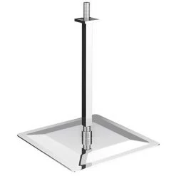 Orion Chrome Shower Package with Concealed Valve + Square Ceiling Mounted Head -Shower Sets Shop CSV1PK d1 460