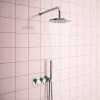 Cruze Round Shower System (200mm Fixed Head, Handset + Integrated Parking Bracket) -Shower Sets Shop CZSVHCHPK2 p