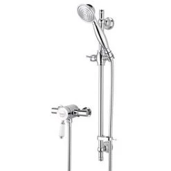 Bristan Colonial2 Thermostatic Surface Mounted Shower Valve + Adjustable Riser