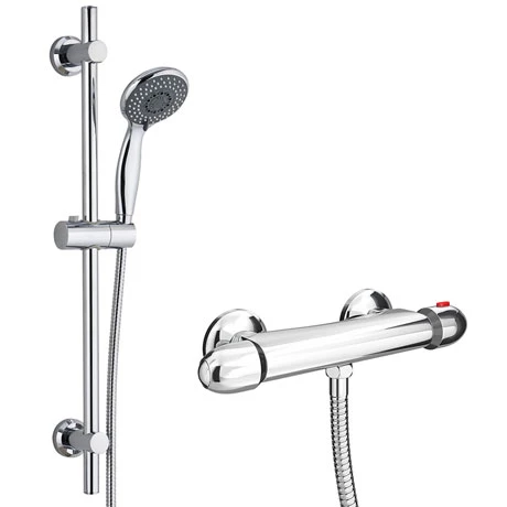 Juno Bar Shower Package with Valve + Slider Rail Kit 3 Juno Bar Shower Package with Valve + Slider Rail Kit
