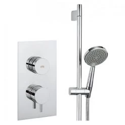 Crosswater - Dial Kai Lever 1 Control Shower Valve with 3 Mode Shower Kit