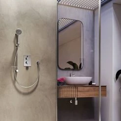Aqualisa Dream Round Thermostatic Mixer Shower with Adjustable Head - DRMDCV1.AD.RND -Shower Sets Shop DRMDCV1.AD .RND D1 460