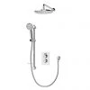 Aqualisa Dream Round Thermostatic Mixer Shower with Adjustable and Wall Fixed Heads - DRMDCV2.ADFW.RND -Shower Sets Shop DRMDCV2.ADFW .RND P
