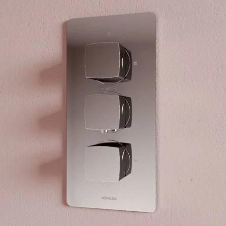 Aqualisa Dream Square Thermostatic Mixer Shower with Adjustable Head, Wall Fixed Head and Bath Fill - DRMDCV3.ADFWBTX.SQR 7 Aqualisa Dream Square Thermostatic Mixer Shower with Adjustable Head, Wall Fixed Head and Bath Fill - DRMDCV3.ADFWBTX.SQR - Image 5