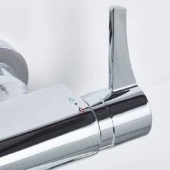 Bristan Design Utility Lever Bar Mixer with Adjustable Riser Kit & Fast Fit Wall Fixings -Shower Sets Shop DUL2 SHXARFF C.ai2 460