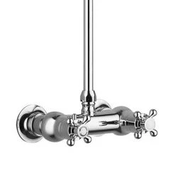 Chatsworth Thermostatic Shower Bar Valve with Rigid Riser & Fixed Head -Shower Sets Shop EG TCK 11 d2 460