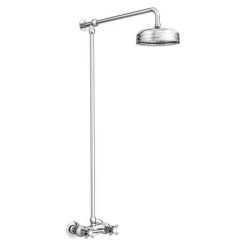 Chatsworth Thermostatic Shower Bar Valve with Rigid Riser & Fixed Head -Shower Sets Shop EG TCK 11 detail1 460